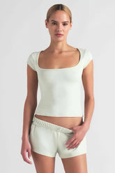 SKIMS Cotton Jersey Scoop Neck T-Shirt