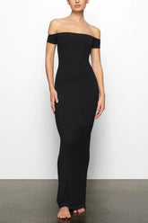 SKIMS Soft Lounge Off-Shoulder Slip Dress