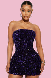 Kara Sequin Mini Dress