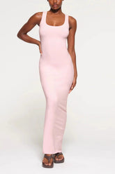 SKIMS New Vintage Scoop Neck Maxi Dress