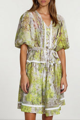 Tama Floral Print Mini Dress