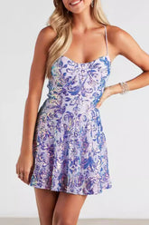 Vestido de noche con lentejuelas y frenillo de cambio gradual