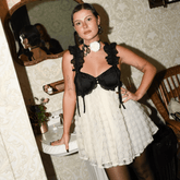 Angel Mood Voluminous Organza Mini Dress