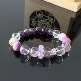 Amethyst & Lavender Crystal Healing Bracelet