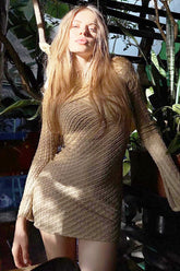 Celaena Long-Sleeve Mini Dress