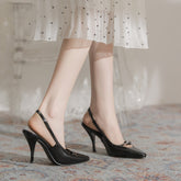 Frauen Stiletto Sommer Flach Mund Erwachsene Dame Wie Heels