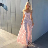 Sheer Fitted Holiday Floral Dress