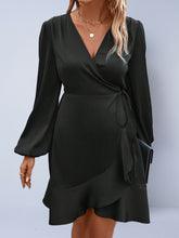 Short Mini Orange Long Sleeve A-Line Party Dresses