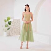 Swing Skirt Holiday Party Dress