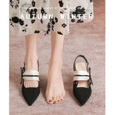 Damen High Heels im Fairy-Stil mit spitzer Zehenpartie und Temperament