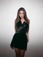 Strapless Velvet Chic Commuter Dress