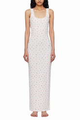 Soft Lounge Lace Scoop Neck Dress