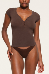 New Vintage Henley T-Shirt