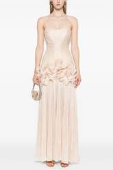 Ana Radu Ruffle-Detail Dress