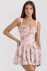 Ophelia Ribbon Print Dress