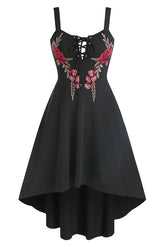 Ärmelloses A-Linien-Partykleid