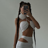 Baby Bunny Zweiteiliges Set mit Rosendetail