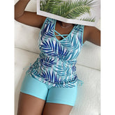 Bikini de talla grande con estampado Shirley