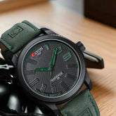 CH0335 Simple Watch - Sportarmbanduhr aus Leder