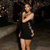 Can't Resist Bow Embellished Mini Dress