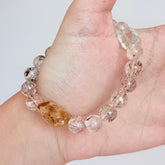 Rutilated Quartz & Citrine Prosperity Bracelet
