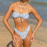 Bikini bandeau floral Julie Flowers