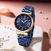 Relojes sencillos de acero inoxidable GSWB08 de cuarzo resistente al agua