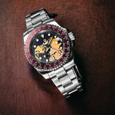 PD1758 Reloj Simple - Relojes de pulsera mecánicos automáticos de acero inoxidable