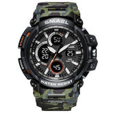 Relojes deportivos impermeables para hombre, reloj LED digital, reloj militar para hombre 1708B.