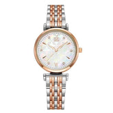 Reloj de pulsera clásico plateado sencillo K0136