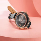 Relojes de pulsera de cuarzo de cristal de Simple Watches #K0088