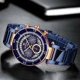 Reloj de pulsera de acero inoxidable de cuarzo resistente al agua Simple Watches GSCWQW2322