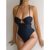 Traje de baño de una pieza Lucy con aros y copa de sujetador