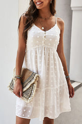 Minivestidos de calle con escote en V y corte A (4 colores)