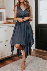 Fairy Lights Sharkbite Marineblaues Kleid