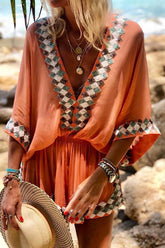 Mono tipo kimono bordado "Siente ese sol"