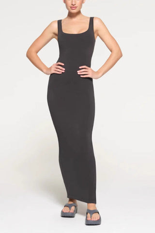 SKIMS New Vintage Scoop Neck Maxi Dress