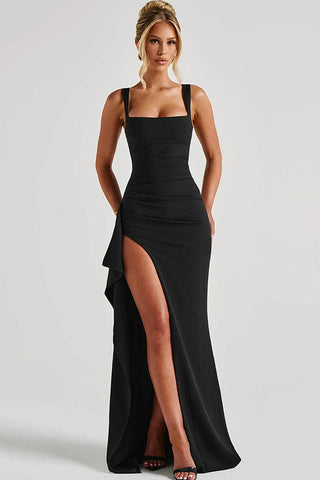 Corset Sleeveless Ruched Gown