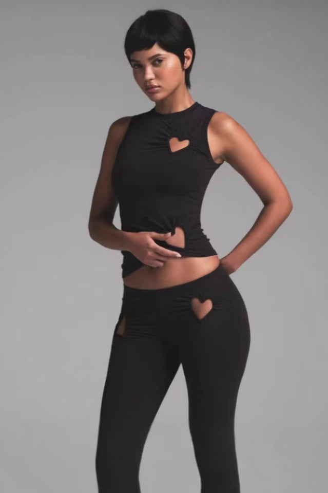 SKIMS Heart Flare Leggings Set