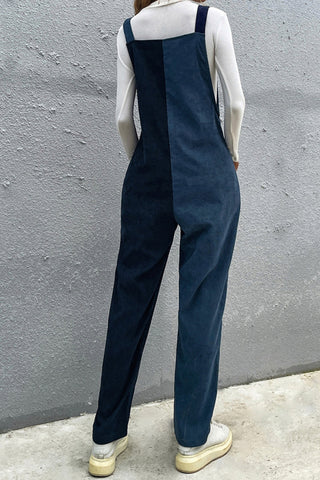 Two Color Patchwork Jumpsuit