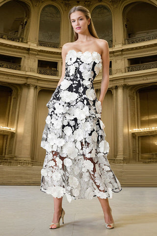 Selene Maxi Tiered 3D Dress