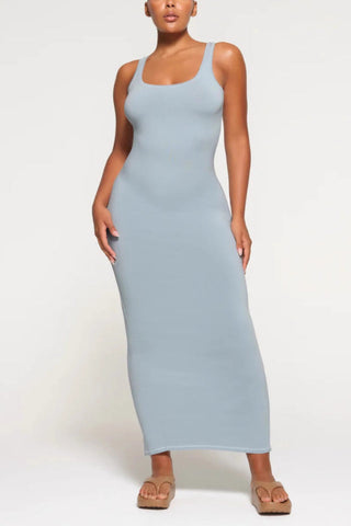SKIMS New Vintage Scoop Neck Maxi Dress
