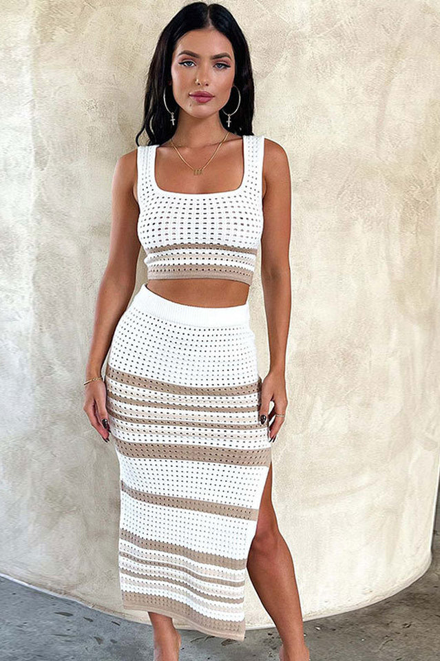 In The Groove Midi Skirt Set