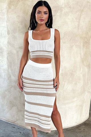 In The Groove Midi Skirt Set