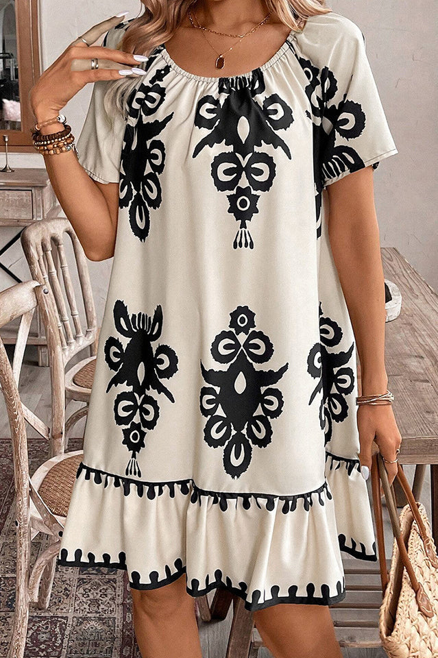 Vacation Bohemian Mini Dress