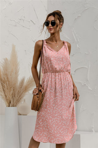 V-Neck Slit Summer Dress