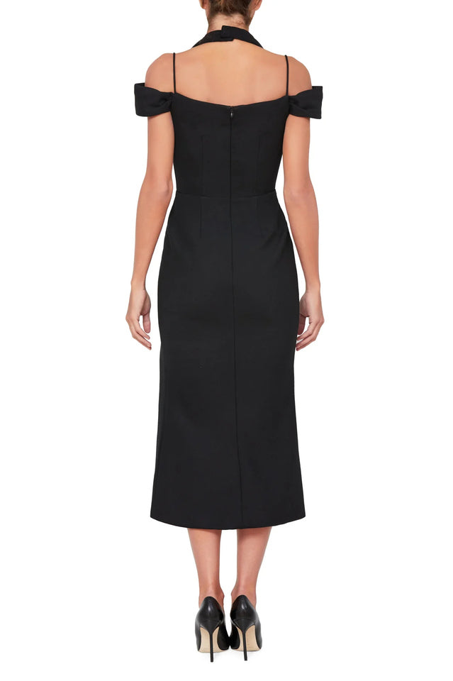 Marigold Elegance Black Dress