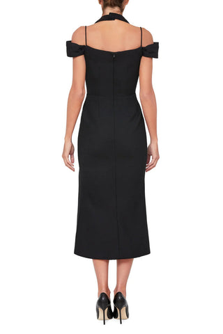 Marigold Elegance Black Dress