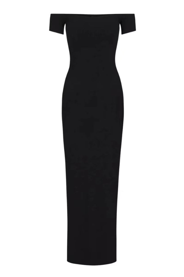 SKIMS Soft Lounge Off-Shoulder Slip Dress