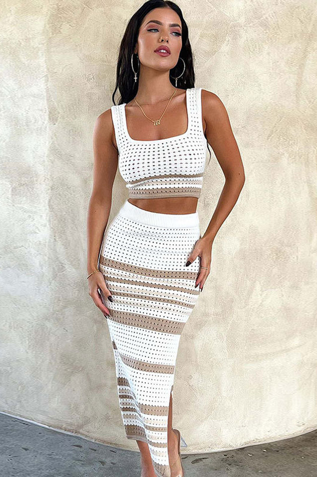 In The Groove Midi Skirt Set